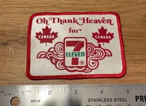 Giacca cappello vintage Oh Thank Heaven Canada 7-11 ricamata toppa 5" - Foto 1 di 2