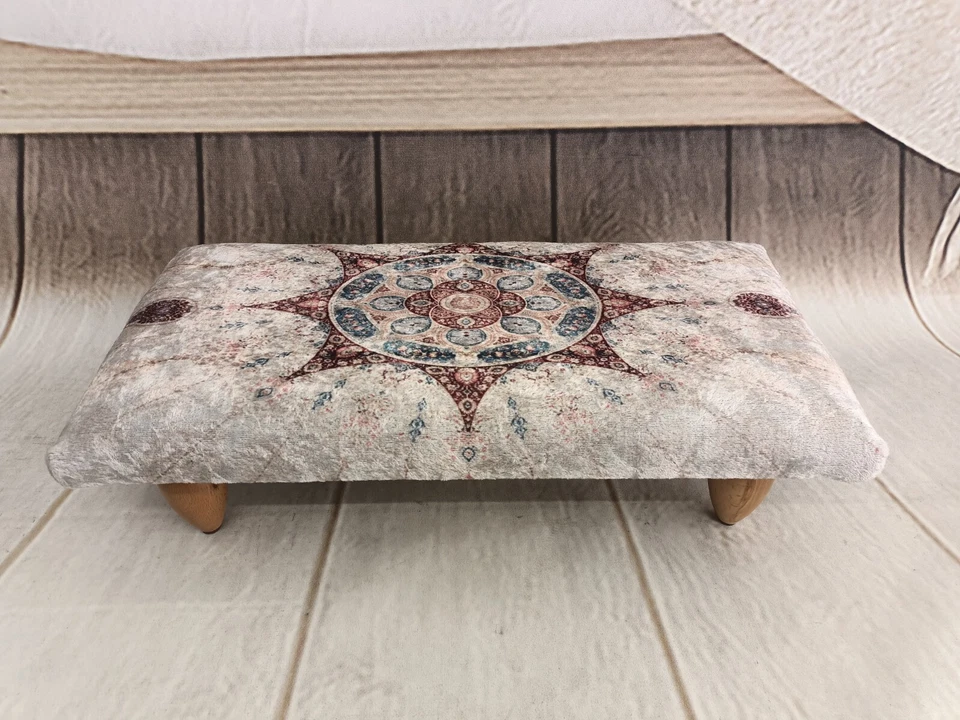 Footstool ottoman Bench for sofa Comfy stool Stylish stool Stepping stool - Image 1 of 4