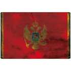 Blechschild Wandschild 20x30 cm Montenegro Fahne Flagge Geschenk Deko