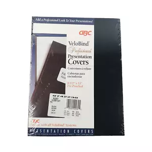 GBC VeloBind Regency Confezione da 25 Set Nero 8,5"x11" Copertine Presentazione 9742230 - Foto 1 di 4