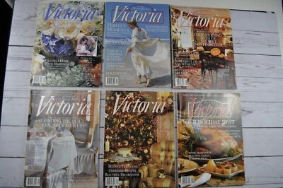 Victoria Magazine LOT 1997 6 Issues Vintage Romantic Home & Garden Foto 1 de 4