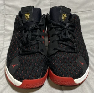 Nike Air Jordan CP3 XII Black Red Sneakers Men's Size 10 - Picture 1 of 13
