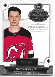 2019-20 UD Upper Deck The Cup NIKITA GUSEV Rookie Class of 2020 244/249