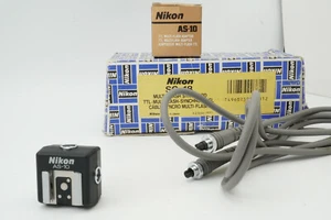 [Mint in box] Nikon AS-10 TTL Multi-Flash Adapter + SC-18 Flash Sync Cord #B004 - Picture 1 of 9