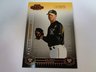 2004 Playoff Honors Credits Rookie Card Ian Snell Card #239 #11/100 - Image 1 of 2