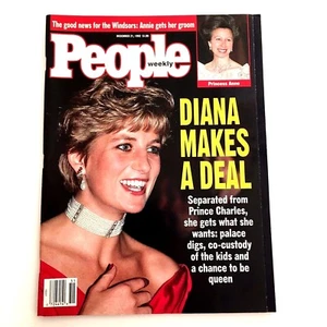 Revista People 21 de diciembre de 1992 Diana hace un trato princesa Diana - Imagen 1 de 6