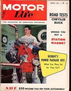 Motor Life Magazine March 1955 Power Package Kits GD No ML 031017nonjhe - Picture 1 of 1