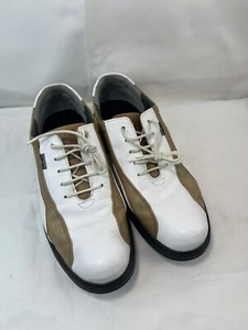 ECCO Gore-Tex Golf Shoes Men's Size 40 EU 7 US Saddle Leather Arch Support - Picture 1 of 12