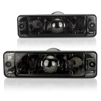 Frontblinker Blinker Klarglas SCHWARZ Standlicht für VW Golf 1 2 Polo 86C Jetta - Bild 1 von 4