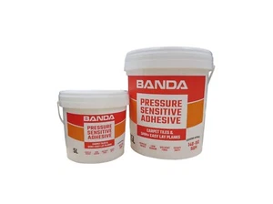 Banda Pressure Sensitive Adhesive Glue 5 Litre | for Carpet Tiles & Vinyl - Picture 1 of 2
