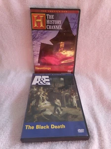 History Channel & A&E The Black Death & Hauntings 2 DVDs - Picture 1 of 6