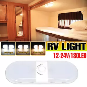 Wohnmobil Lampen LED 12V 24V Dimmbar Deckenleuchte mit Schalter Wohnwagen für RV - Bild 1 von 18