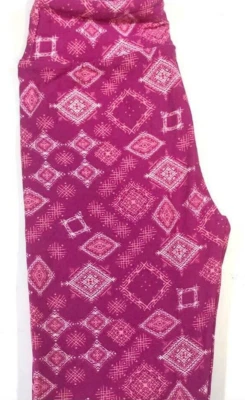 NUEVO CON ETIQUETAS Leggings LuLaRoe TWEEN Fucsia ROSA Diamante Gráfico UNICORNIO Foto 1 de 2