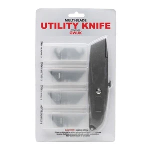 Utility Box Cutter - Comes With 4 Styles of Blades - Picture 1 of 1