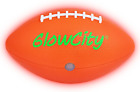 Glow in the Dark Football - Light up LED Ball - Perfect for Evening Play, Campin