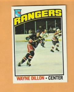 Wayne Dillon New York Rangers 1976-77 Topps #9 7A - Imagen 1 de 2