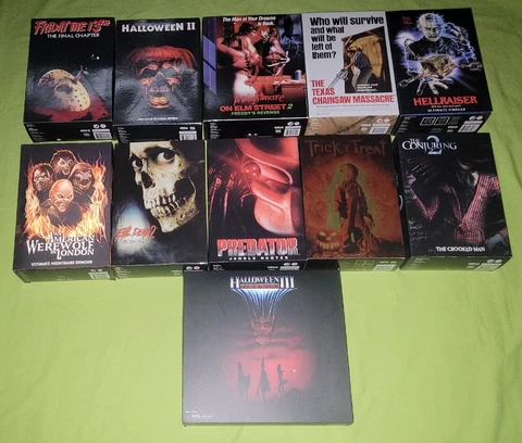 NECA Halloween Evil Dead Elm Street Hellraiser Friday 13th Horror *Box Only* Lot Cover