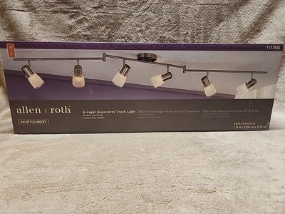 ALLEN+ROTH MONTGOMERY 6 LIGHT DECORATIVE TRACK LIGHT - Image 1 of 4