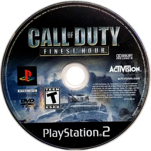 Scratch-Free - Call Of Duty Finest Hour - Sony Playstation 2 Tested Authentic - Picture 1 of 5