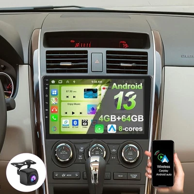 For 2007-2015 Mazda CX-9 Car Stereo Radio Player GPS Navi WIFI Android 13 4G+64G - Image 1 of 4