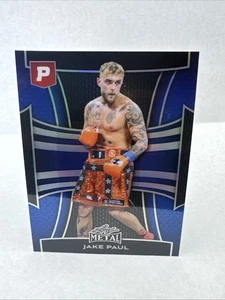 2025 Leaf Metal Pristine Jake Paul Blue Refractor Pre Production Proof 1/1 - Picture 1 of 2