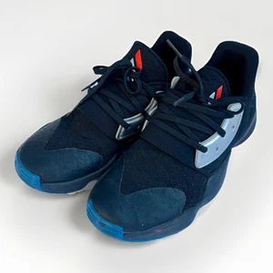 Adidas Harden Boys' Basketball Shoes Black Blue Red Silver US Size 2.5 Very Good - Picture 1 of 4