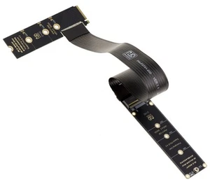 Rallonge type riser extension card pour port M2 PCIe NVMe M Key - Zdjęcie 1 z 4