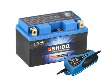 HONDA VTR 1000F Firestorm 2001-2006 Shido Lithium Battery & Charger - Image 1 of 2