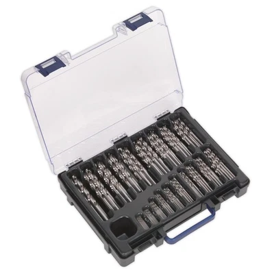 Sealey HSS Voll Boden Bohrer Sortiment 170pc�1-10mm DBS170FG - Bild 1 von 3