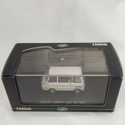 EBBRO 1/43 SUBARU SAMBAR Light Van 1961 IVORY - Image 1 of 4