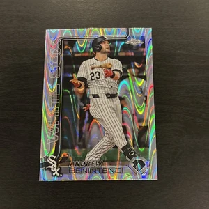 2025 Topps Chrome - Andrew Benintendi #197 Raywave Refractor - White Sox - Imagen 1 de 2