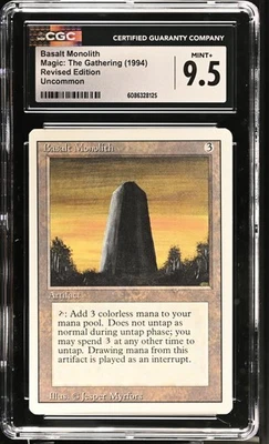 BASALT MONOLITH Revised CGC 9.5 Vintage MTG [Nostalgium] - Image 1 of 2
