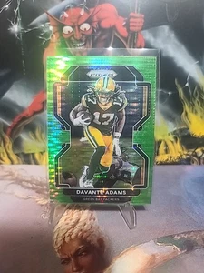 2021 Panini Prizm - ⭐ Davante Adams ⭐ #135 Neon Green Pulsar Prizm - Picture 1 of 2