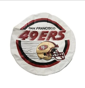28 Inch San Francisco 49ers Mini Helmet Heavy Gauge Vinyl Spare Tire Cover - Picture 1 of 4