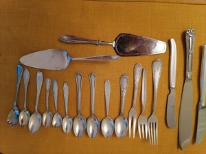 Silberbesteck 18 teile Verschiedene ca 700 g - Bild 1 von 4