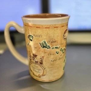 Coffee Mug The Hawaiian Islands Vintage Embossed Islands Souvenir 5" 2005 - Picture 1 of 7