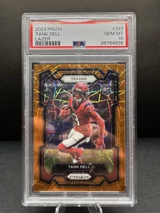 2023 Panini Prizm - Rookies Tank Dell #341 Lazer Prizm (RC) Texans - Picture 1 of 2