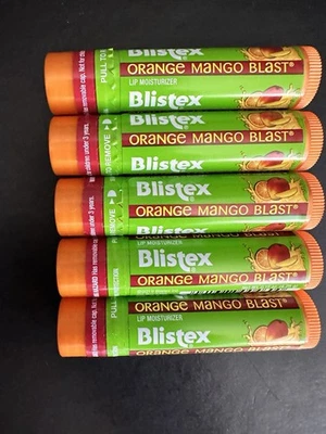 Blistex Lip Protectant Lip Balm Orange Mango Blast  - 5 Pack - Image 1 of 4