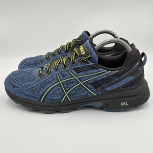 ASICS Gel Venture 6 Men's Trail Running Shoes UK 8 Blue Black Trainers - Picture 1 of 11