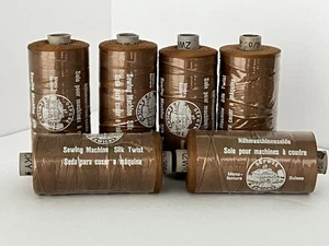 Zwicky 100% Silk Thread – 6 Spools – 300m Each –Vintage - Made in Switzerland - Picture 1 of 5