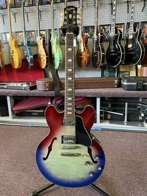 Epiphone ES-335 2021 Blueberry Burst con estuche rígido ***ENVÍO GRATUITO *** Foto 1 de 4