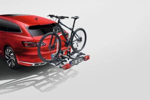 Original Volkswagen VW Fahrradträger für Anhängerkupplung großer Abklappwinkel - Bild 1 von 2