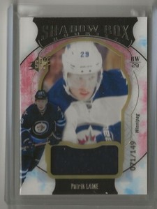 2016 2016-17 SPx Red #74 Patrik Laine Jersey Rookie 071/149 Shadow Box Jets