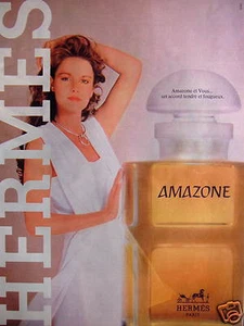 PUBLICITÉ DE PRESSE 1981 EAU DE COLOGNE HERMES AMAZONE - ADVERTISING  - Picture 1 of 1
