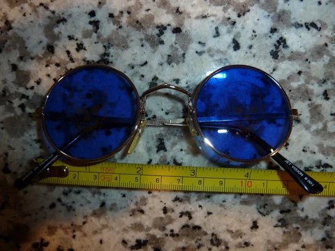 Vintage WWE Blue Lens Stone Cold Steve Austin Sun Glasses Cover