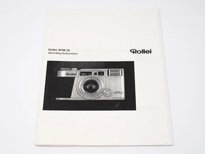 Rollei AFM 35 Camera Instruction Manual - Photocopy - Picture 1 of 3