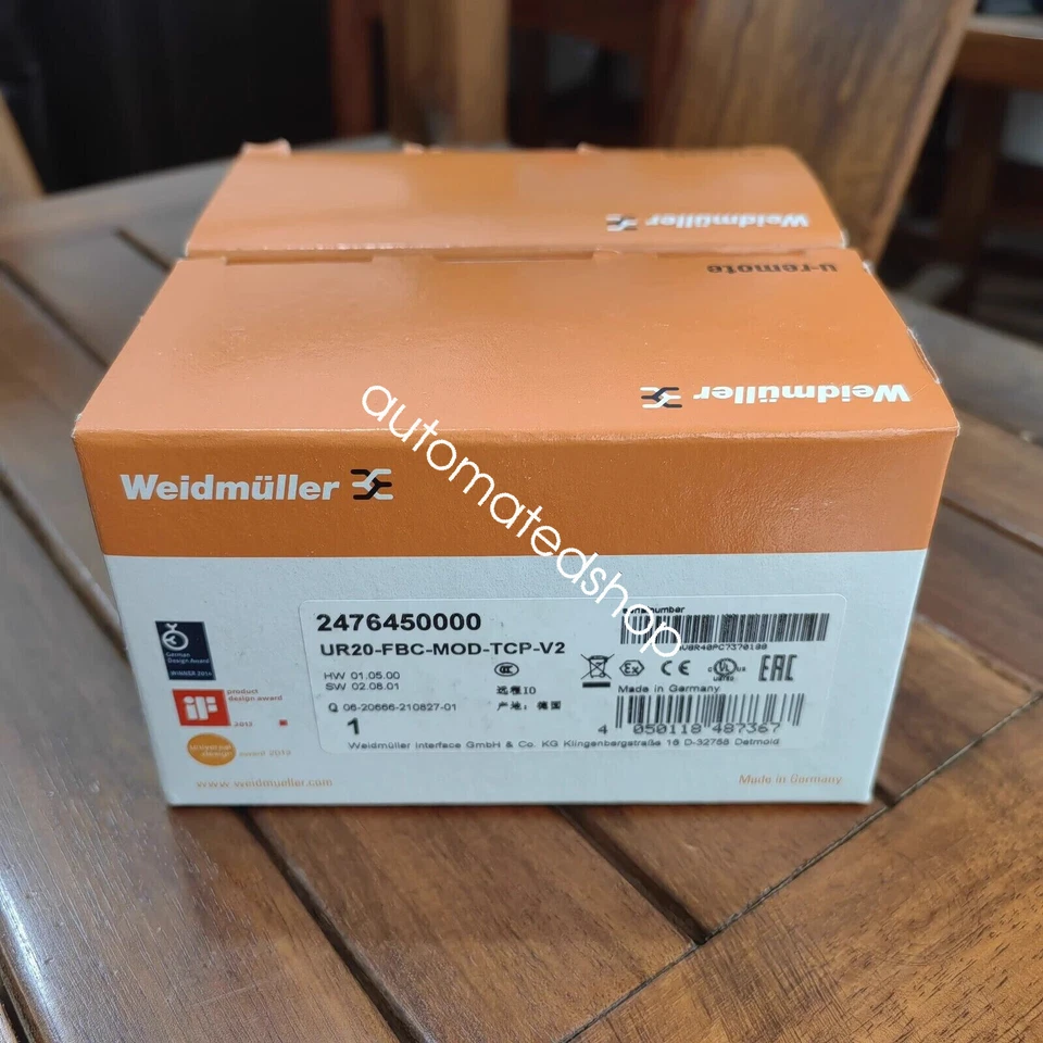 1Pcs New Weidmuller module 2476450000 UR20-FBC-MOD-TCP-V2 Shipping DHL or FedEX - Image 1 of 3