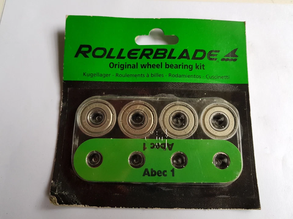 Rollerblade ABEC 1 Kugellager 608 608ZZ Bearings 8 Stück NEU