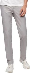 Calvin Klein Men's, Stretch Chino Straight Slim Fit Pant, Light Gray, 30X32 - Picture 1 of 3
