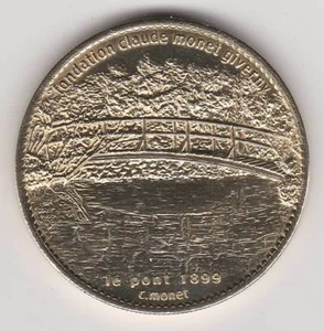 2006 TOKEN MEDAILLE SOUVENIR A-B -- 27 620 N°3 GIVERNY CLAUDE MONET LE PONT - Foto 1 di 2